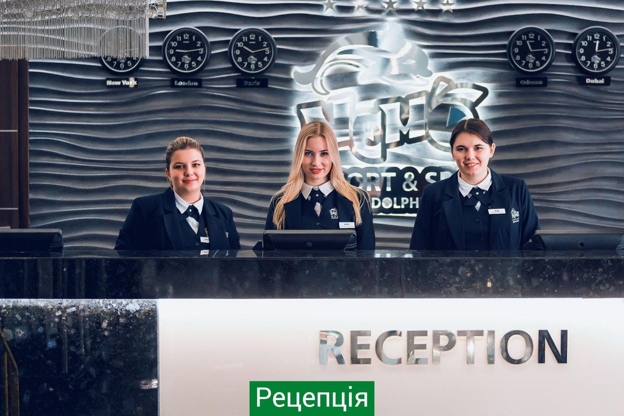 Nemo Hotel Resort & Spa Odessa Exteriör bild Reception at the hotel