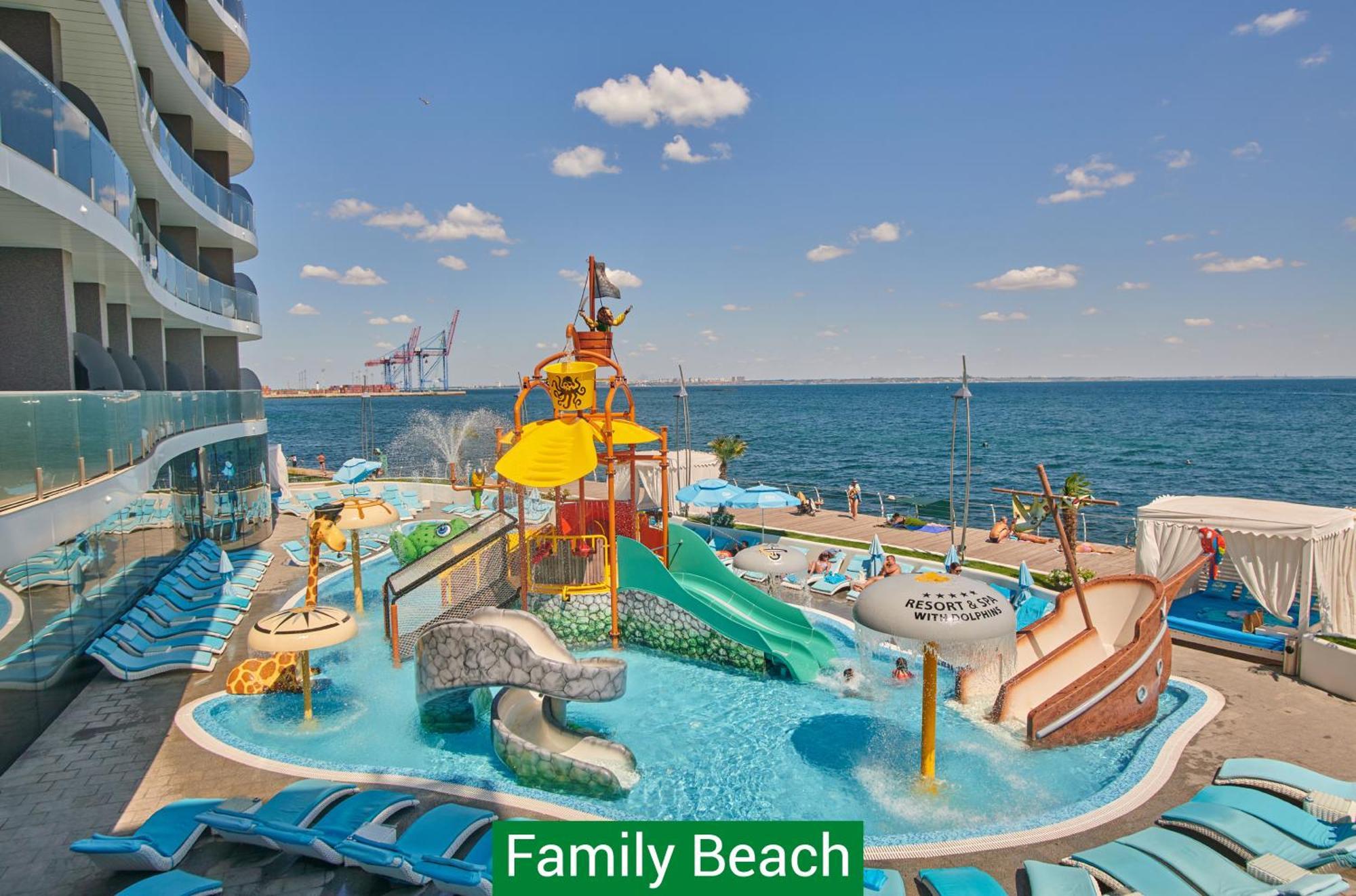 Nemo Hotel Resort & Spa Odessa Exteriör bild Family Beach