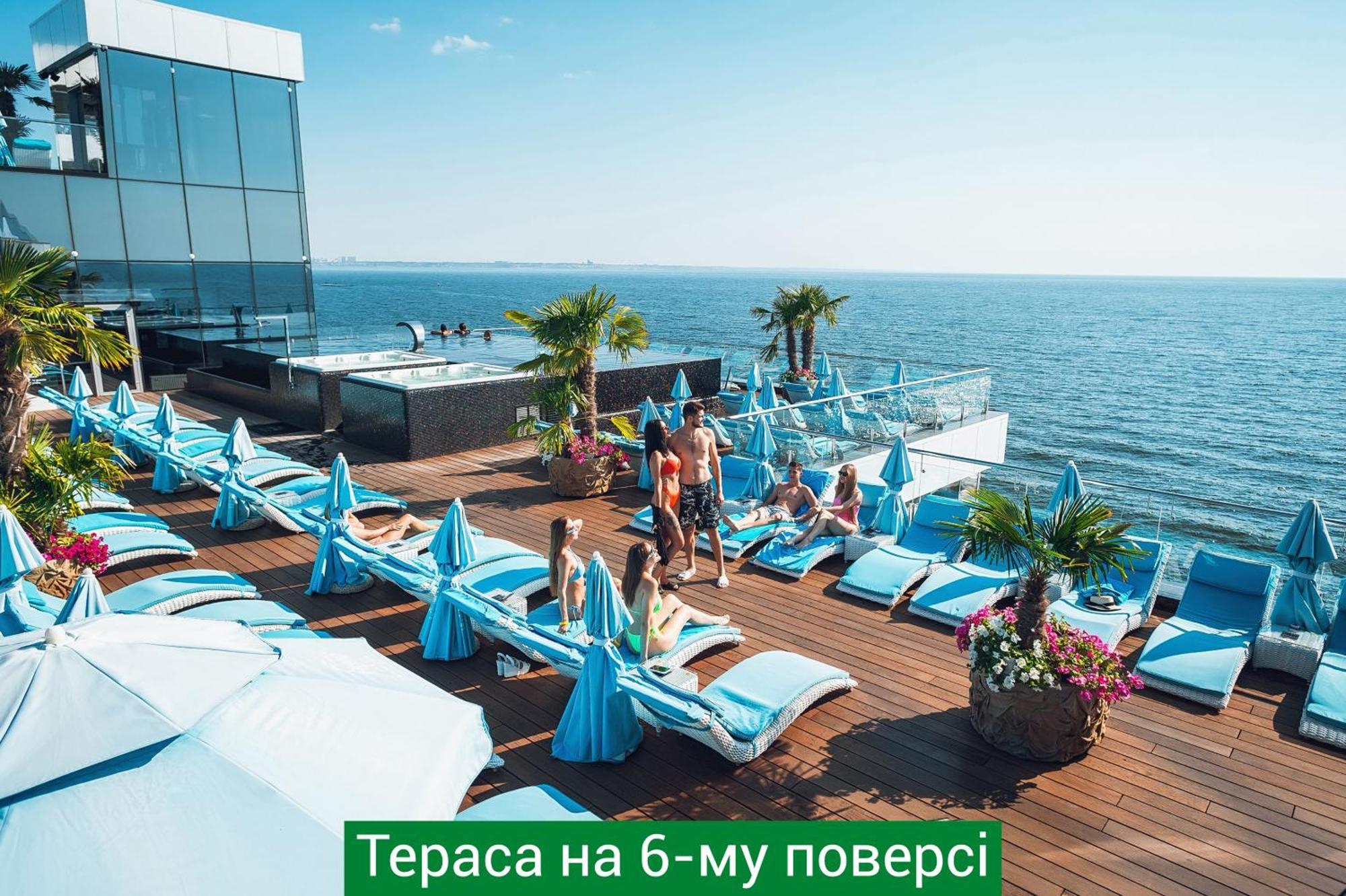 Nemo Hotel Resort & Spa Odessa Exteriör bild Terrace on the 6th floor