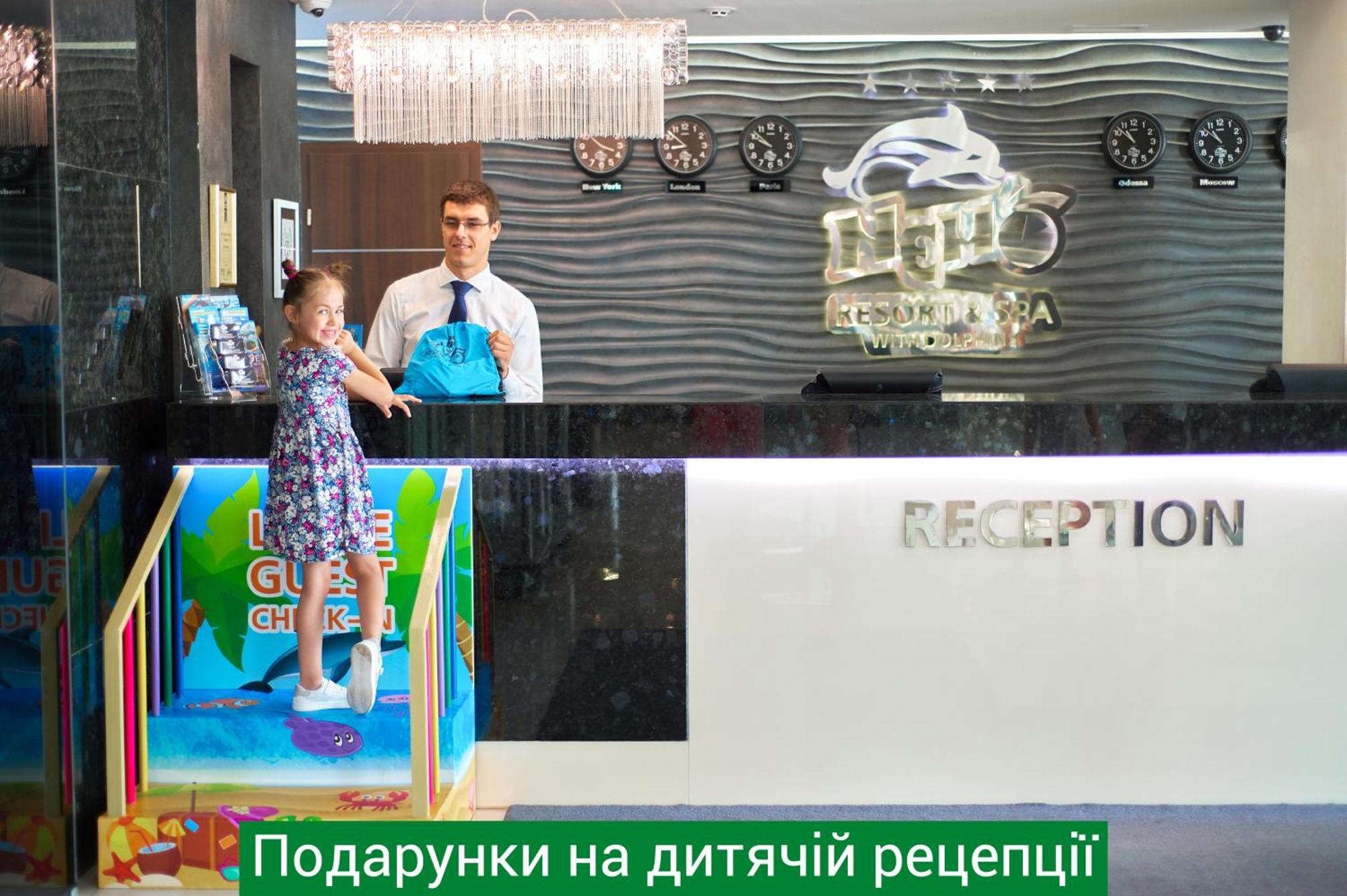 Nemo Hotel Resort & Spa Odessa Exteriör bild Reception at the hotel